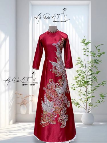 ÁO DÀI BÀ SUI MÀU ĐỎ  BIGSIZE MẪU MỚI NHẤT 